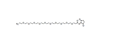 Azido-PEG10-NHS ester CAS:2801772-86-9