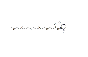 m-PEG5-nhs CAS: 874208-94-3 甲基-五聚乙二醇-丙烯酸琥珀酰亞胺酯