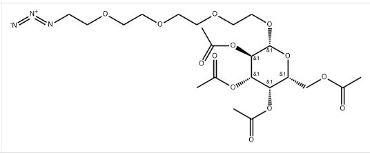 CAS:153252-44-9，Azido-PEG4-tetra-Ac-beta-D-glucose