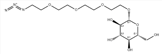 CAS:1609083-15-9，Azido-PEG4-beta-D-glucose