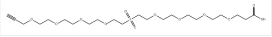 CAS:2055024-41-2，Propargyl-PEG4-Sulfone-PEG4-acid