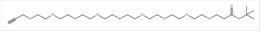 CAS:2055041-18-2，Propargyl-PEG4-S-PEG4-t-butyl ester