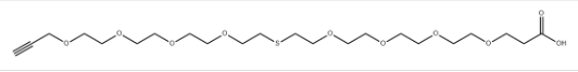 CAS:2055041-20-6，Propargyl-PEG4-S-PEG4-acid