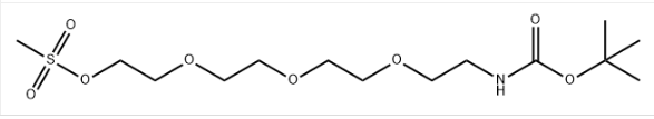 CAS:1447797-72-9，t-Boc-N-Amido-PEG4-Ms