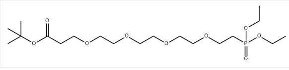 CAS:1623791-77-4，t-butyoxycarboxy-PEG4-phosphonic acid ethyl