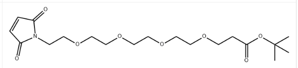 cas:518044-36-5，Mal-PEG4-t-butyl ester